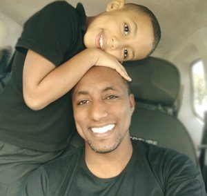  Leandro  e o filho David Lucas