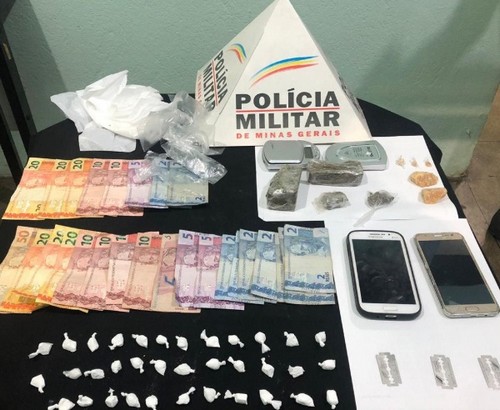 Material apreendido no São Sebastião