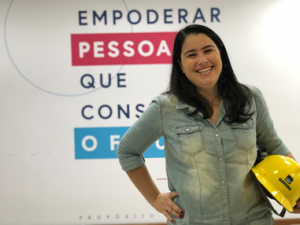  Deise Luz - Trainee de 2018 e atualmente coordenadora na Usina Cosigua (RJ) -Divulgação Gerdau