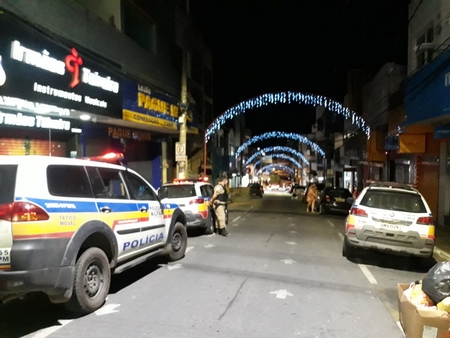 Tentativa de assalto foi na área central da cidade