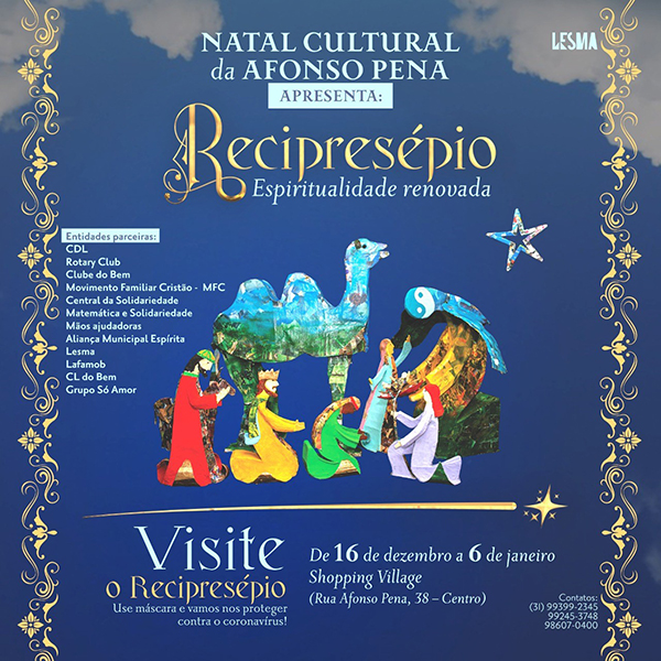 Cartaz de divulgação do Recipresépio
