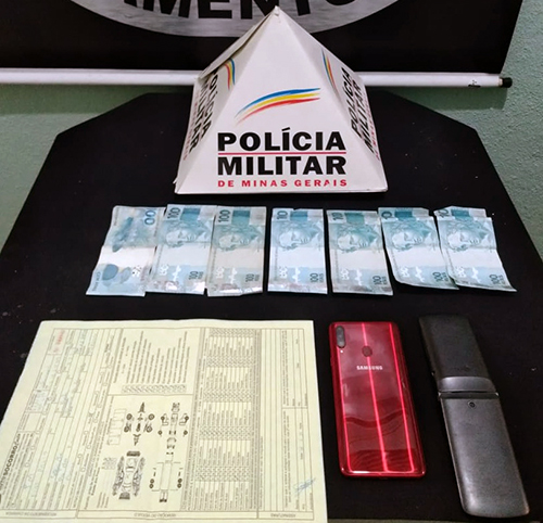 Material apreendido na operação