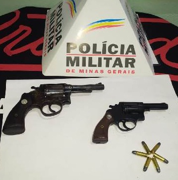 Armas apreendidas na operação