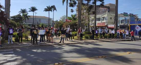Manifestação em Lafaiete