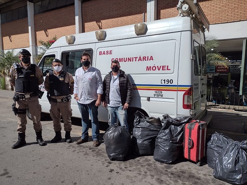 Policiais e direção do terminal atuaram juntos
