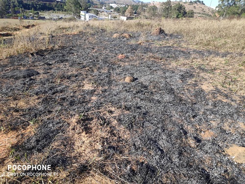 Área que queimou na ocasião