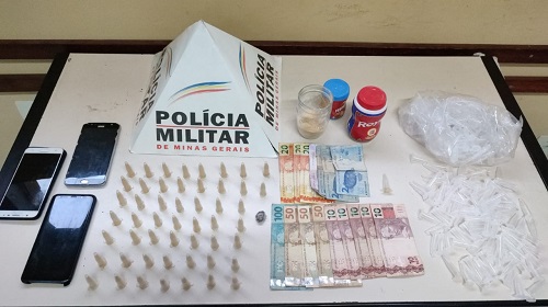Materiais apreendidos na operação