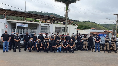Grande efetivo foi empregado na operação