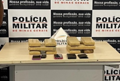 Materiais apreendidos na operação