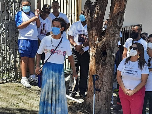 Filipa participou hoje da inauguração do Centro de Referência da Mulher em Conselheiro Lafaiete