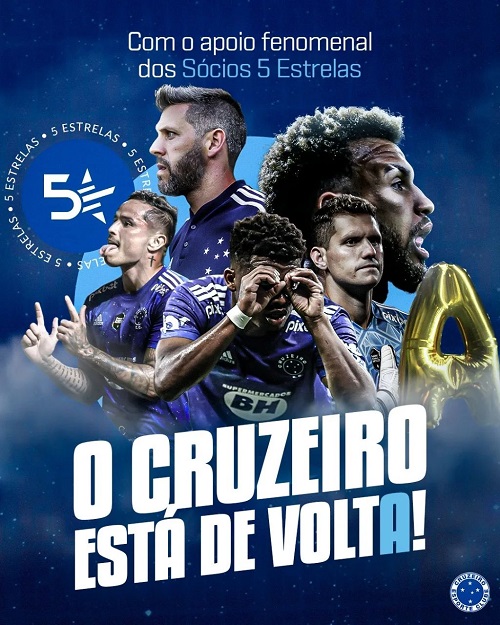 Foto: Redes sociais/Cruzeiro Esporte Clube