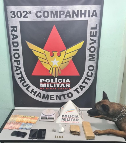 Materiais apreendidos na operação