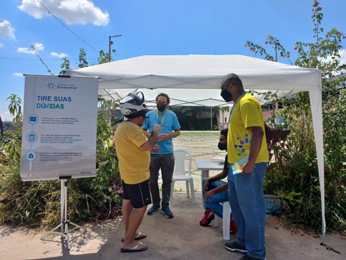 Equipes da Copasa mobilizadas para atender o cliente sobre a tarifa social Crédito/Divulgação