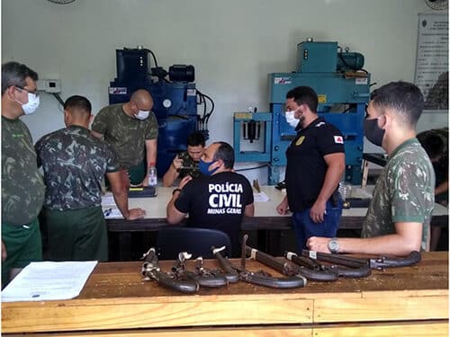 Polícia Civil encaminha 268 armas apreendidas para o Exército