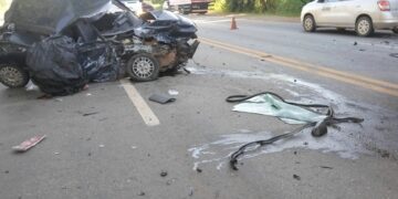 Acidente na BR 040 em Gagé deixa uma vitima fatal