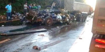 Acidente provoca morte e congestionamento  na BR 040