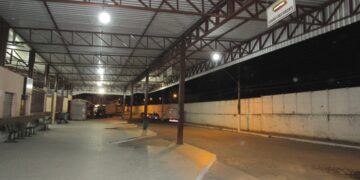 Rodoviária e parque recebem nova iluminação em Carandaí