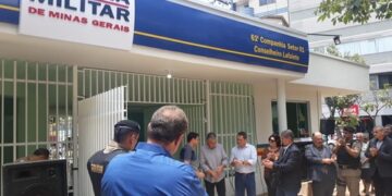 Inaugurada base da PM no centro de Lafaiete