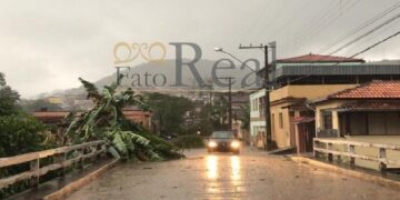 Chuva e ventania assustam moradores de Senhora de Oliveira