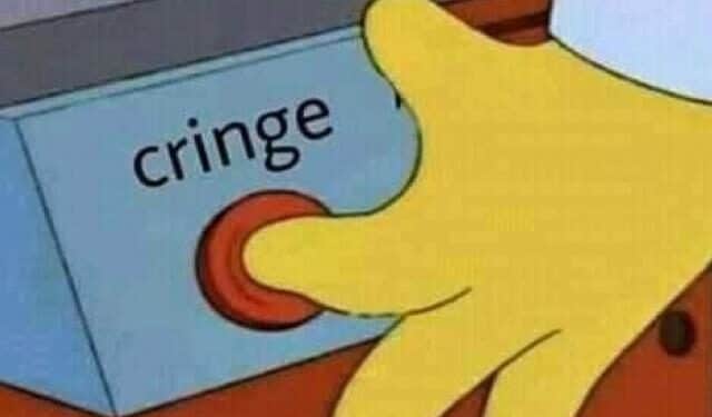 O que é ser cringe mesmo?
