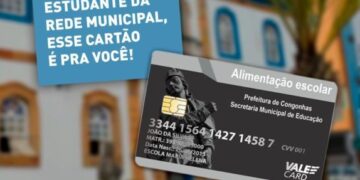 Cartão Alimentação para estudantes da rede municipal começa a ser entregue em Congonhas