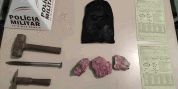 Quadrilha é presa roubando na Mina da Vale em Lafaiete