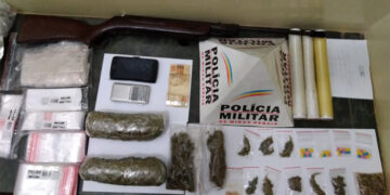 Polícia Militar apreende grande quantidade ecstasy e maconha em Lafaiete