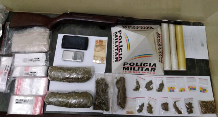 Polícia Militar apreende grande quantidade ecstasy e maconha em Lafaiete