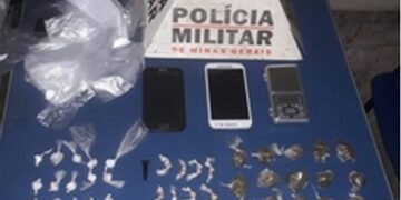 PM prende trio por suspeita de tráfico em Lafaiete