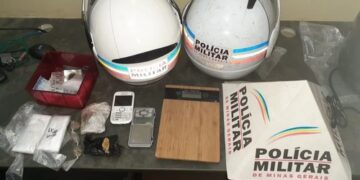 Suspeitos de tráfico são presos na área central de Lafaiete