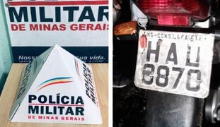 Dupla é presa  com moto adulterada e simulacro de arma