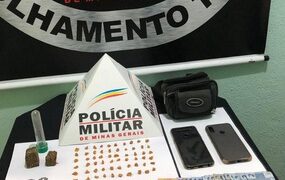 Suspeitos de tráfico são presos em Lafaiete
