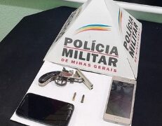 Homem é preso por posse e porte de arma no bairro Cachoeira