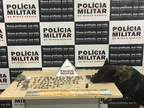 Homem é preso e drogas apreendidas em Congonhas