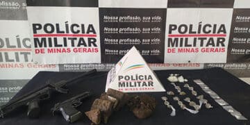 Menor é apreendido com armas falsas e drogas