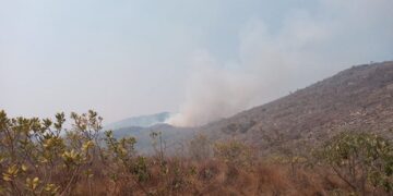 Incêndio na Serra do São José já queimou mais de 800 hectares