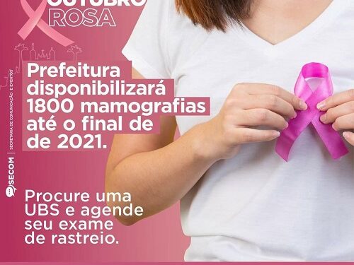 Outubro Rosa: Congonhas oferece mamografias gratuitas para mulheres acima de 50 anos