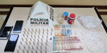 Homem é preso e adolescente apreendido suspeitos de tráfico