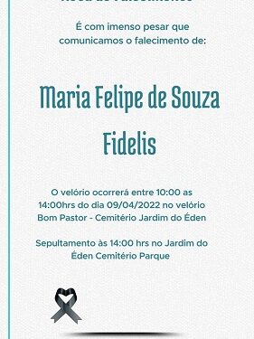 Maria Felipe de Souza Fidelis