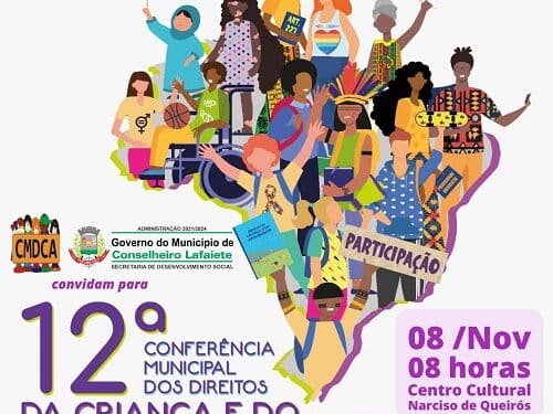 Inscrições abertas para a Conferência Municipal dos Direitos da Criança e do Adolescente