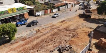Começam as obras de duplicação da avenida Pau Brasil em Ouro Branco