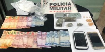 PM apreende drogas e prende suspeitos em três bairros de Lafaiete