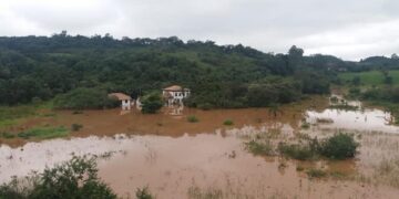 Histórica Fazenda Paraopeba também é atingida por inundação