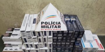PM prende nove suspeitos, apreende 2500 maços de cigarros e 11 mil CDs e DVDs