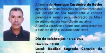 Missa de Sétimo Dia – Henrique Cassimiro da Rocha