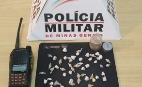 Cidadão em liberdade condicional é flagrado com droga