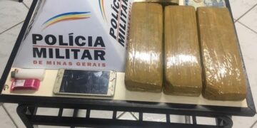 Homem é preso dentro de ônibus com 3kg de maconha