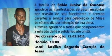 Missa de Sétimo Dia – Fabio Júnior de Ourotea