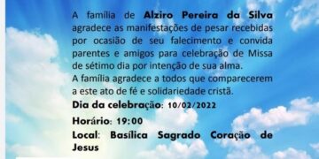 Missa de Sétimo Dia – Alziro Pereira da Silva