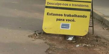 Prefeitura notifica Copasa por danos na pavimentação de via pública